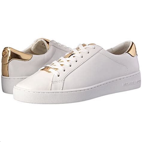 michael kors sneakers white gold
